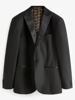 Next Noir - - Veste de smoking Ajustement régulier Clearance