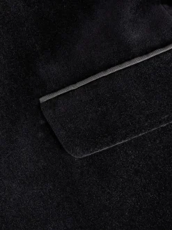 Next Noir - Ajustement régulier - Blazer Signature Pontoglio en velours italien Best