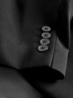 Next Noir - Ajustement régulier - Veste de costume Essential Clearance