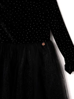 Angel & Rocket Noir - Robe Elsie Velvet en tulle