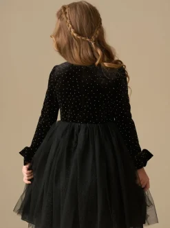 Angel & Rocket Noir - Robe Elsie Velvet en tulle
