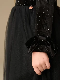 Angel & Rocket Noir - Robe Elsie Velvet en tulle