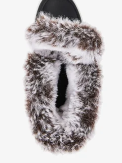 Next Noir - Après-skis doublés en fausse fourrure chaude et imperméables Discount