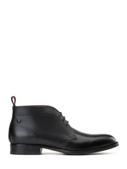 Base London Noir - Bottes chukka Wallis New