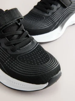 Next Noir - Baskets à lacets élastiques Best