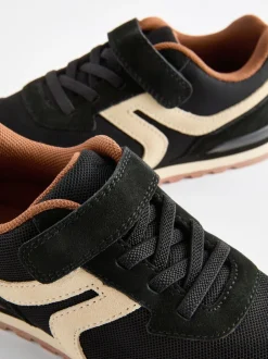 Next Noir - Baskets à lacets élastiques à une bride Sale