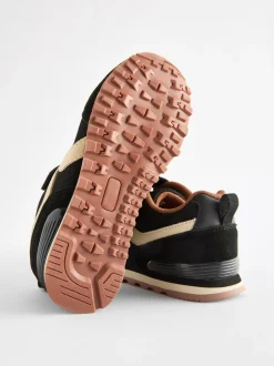 Next Noir - Baskets à lacets élastiques à une bride Best