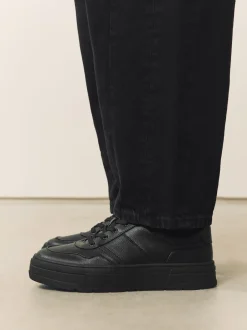 Next Noir - Baskets à lacets épaisses Cleat Hot