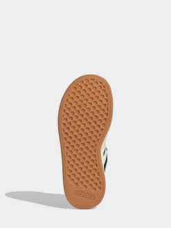 adidas - Baskets Grand Court 00s en daim et dentelle pour enfant Noir New