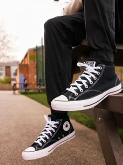 Converse - Baskets mi- Malden Street Noir Best