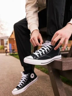 Converse - Baskets mi- Malden Street Noir Best