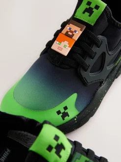 Next Noir - Baskets Minecraft à lacets élastiques Clearance