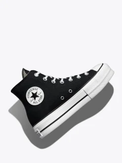 Converse Noir - Baskets montante pâle à plateformes élévatrices Best
