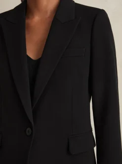 Reiss Noir - Blazer de costume droit ajusté Gabie Clearance