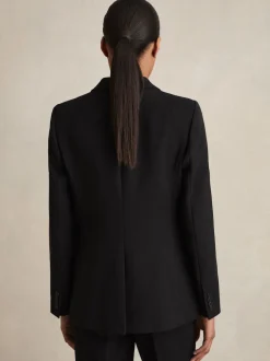 Reiss Noir - Blazer de costume droit ajusté Gabie Clearance