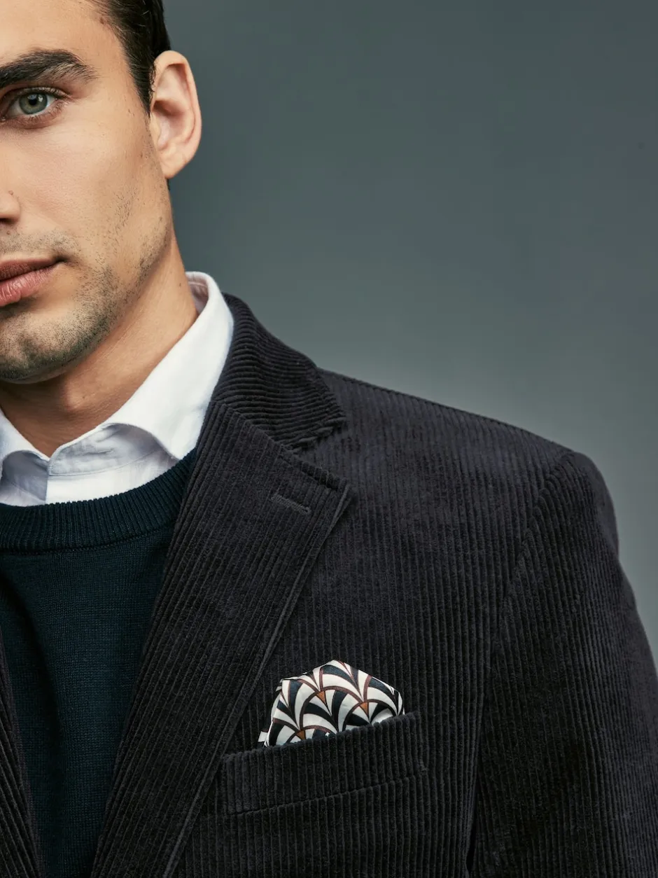 Next Noir - Blazer en velours côtelé Outlet