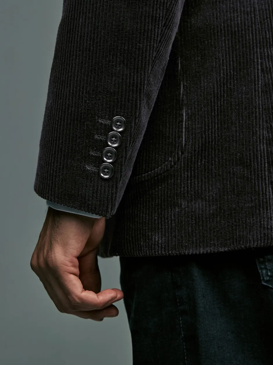 Next Noir - Blazer en velours côtelé Outlet