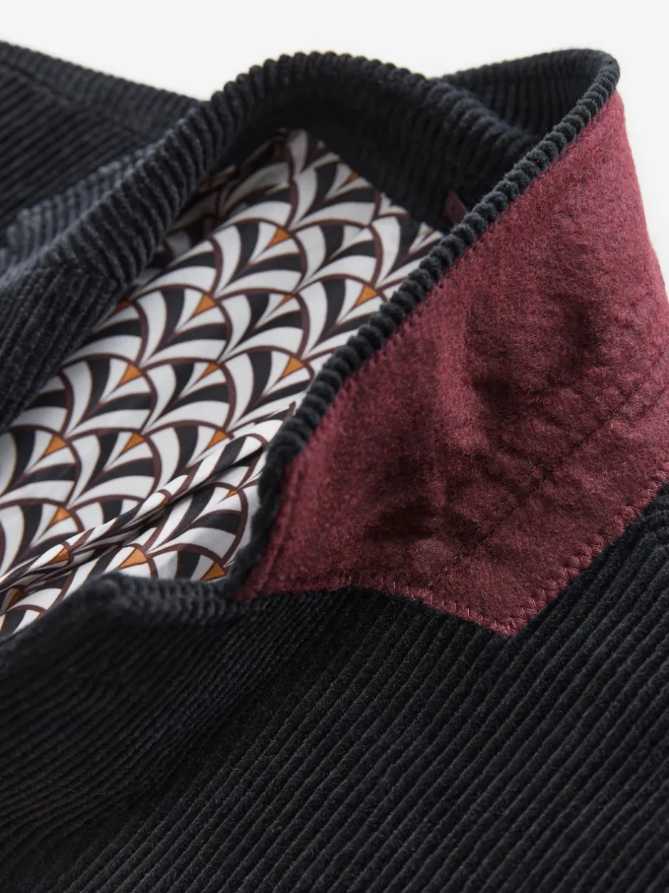 Next Noir - Blazer en velours côtelé Outlet