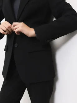 Next Noir - Blazer simple boutonnage en laine Outlet