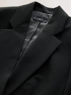 Next Noir - Blazer simple boutonnage en laine Outlet