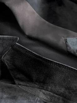 Next Noir - Blazer slim à double boutonnage en velours New