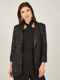 Yumi Noir - Blazer Sequin avec poches Best