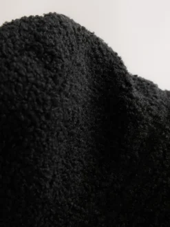 Next Noir - Bob réversible en peau de mouton/nylon Online