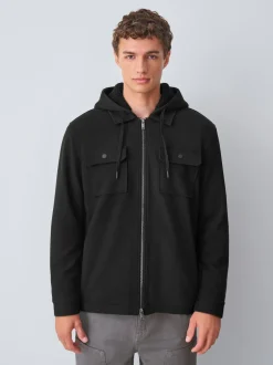 Next Noir - Borg Veste-chemise doublée en polaire New