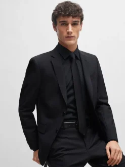 BOSS Noir - Joe Coupe classique Extensible Poplin Oxford Chemises Online