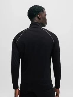 BOSS Noir - Veste en coton extensible New