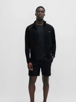 BOSS Noir - Veste en coton extensible New