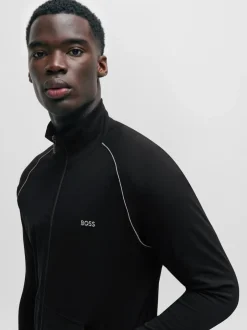 BOSS Noir - Veste en coton extensible New