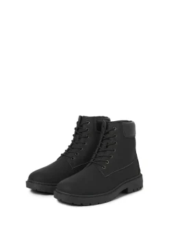 JACK & JONES Noir - Bottes à lacets New