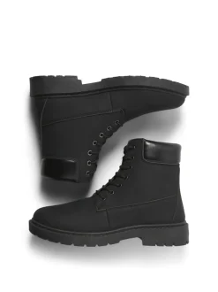 JACK & JONES Noir - Bottes à lacets New