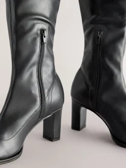 Next Noir - Bottes chaussettes Forever Comfort® à bout arrondi et hauteur genou Online