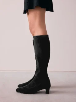 Next Noir - Bottes chaussettes Forever Comfort® à bout ciselé Clearance