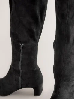 Next Noir - Bottes chaussettes Forever Comfort® à bout ciselé Clearance