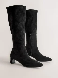 Next Noir - Bottes chaussettes Forever Comfort® à bout ciselé Clearance