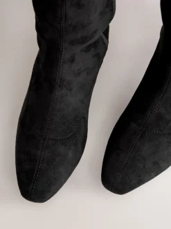 Next Noir - Bottes chaussettes Forever Comfort® à bout ciselé Clearance