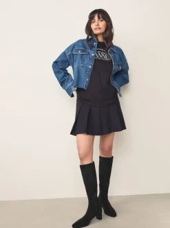 Next Noir - Bottes chaussettes Forever Comfort® à bout ciselé Discount