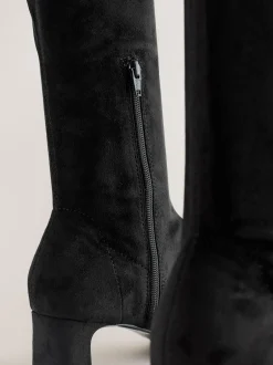 Next Noir - Bottes chaussettes Forever Comfort® à bout ciselé Discount