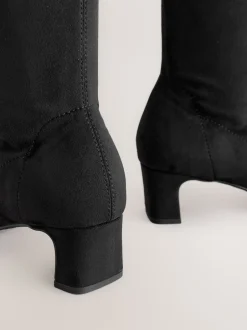 Next Noir - Bottes chaussettes Forever Comfort® à bout ciselé Discount