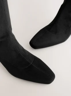 Next Noir - Bottes chaussettes Forever Comfort® à bout ciselé Discount