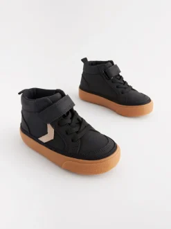 Next Noir - Bottes chevrons à lacets élastiques et fermeture tactile Online