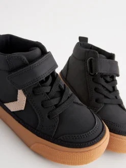 Next Noir - Bottes chevrons à lacets élastiques et fermeture tactile Online