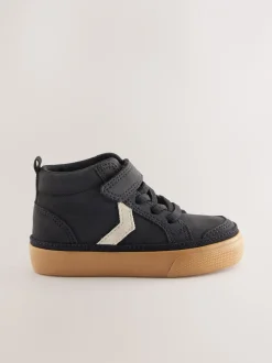 Next Noir - Bottes chevrons à lacets élastiques et fermeture tactile Sale