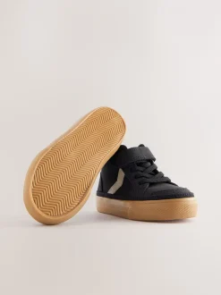 Next Noir - Bottes chevrons à lacets élastiques et fermeture tactile Sale