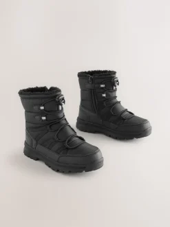 Next Noir - Bottes de neige imperméables doublées Thinsulate