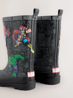 Next Noir - Bottes de pluie imprimées Marvel Comic Online