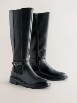 Next Noir - Bottes d’équitation Forever Comfort® à boucle Clearance